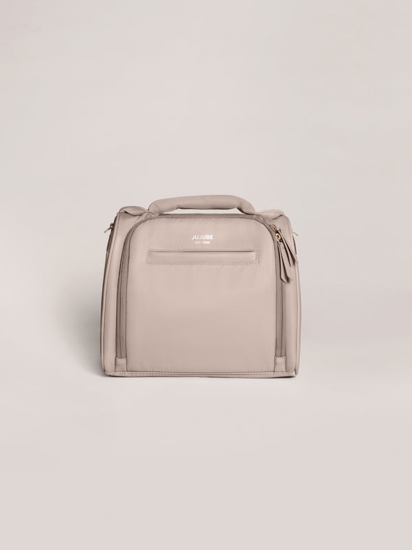 insulated-bottle-bag-taupe jujube bags at sophiasstyle.com Insulated Bottle Bag